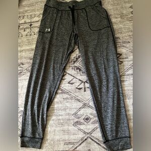 Under Armour Black and Gray Joggers